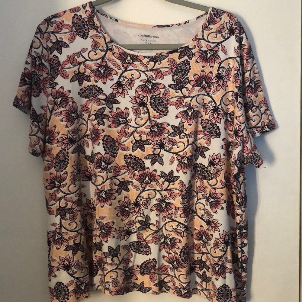 Croft & Barrow classic tee size 2X good condition
